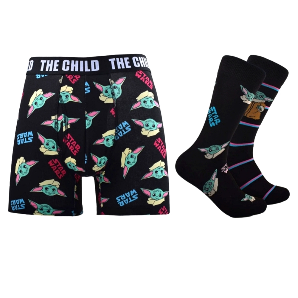 STAR Wars The Mandalorian Underwear & Sock set men's size large